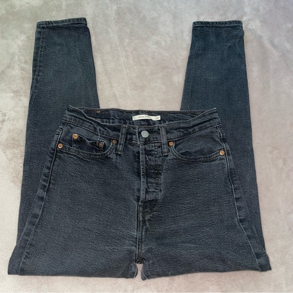 Levi’s wedgie skinny high rise Jean size 27/ L26 - Picture 5 of 13